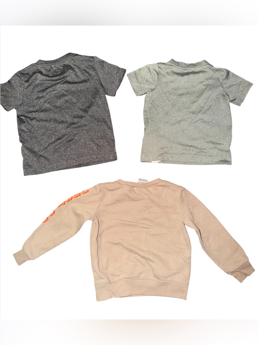 Nike Toddler Shirt Bundle – 2 Short Sleeve & 1 Long Sleeve (2T/3T) - Picture 2 of 5